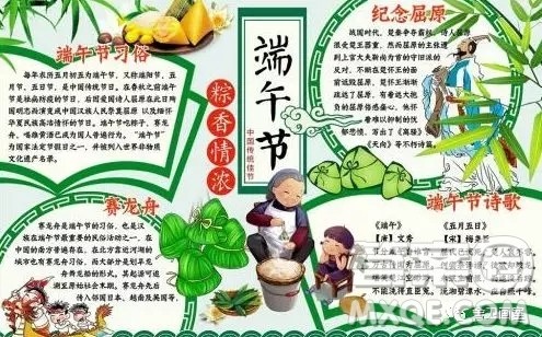 端午节手抄报简单 关于端午节的手抄报图片 端午节手抄报简单 关于端午节的手抄报图片