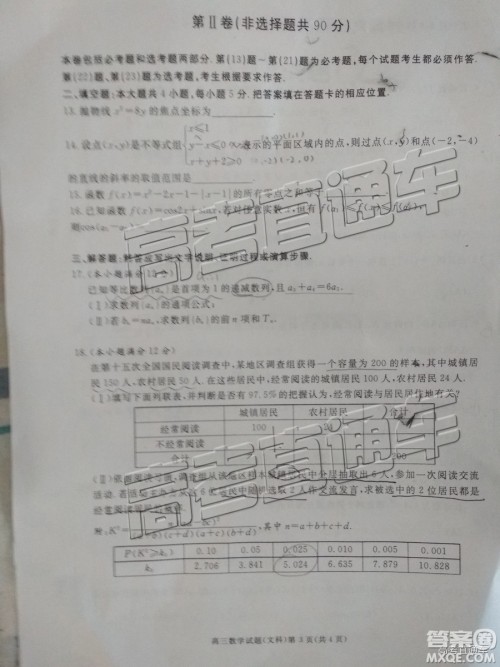 2019年合肥三模文理数试题及答案 2019年合肥三模文理数试题及答案