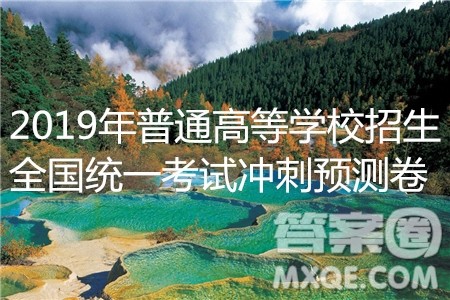 2019年普通高等学校招生全国统一考试冲刺预测卷四语文试题及答案 2019年普通高等学校招生全国统一考试冲刺预测卷四语文试题及答案
