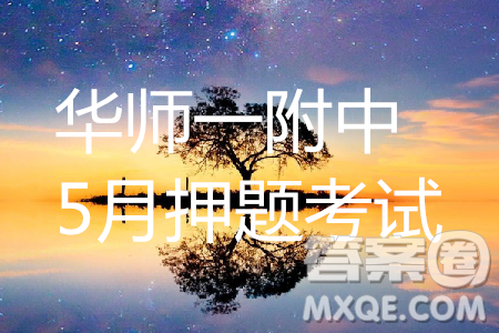 华师一附中2019届高三5月押题考试文综答案