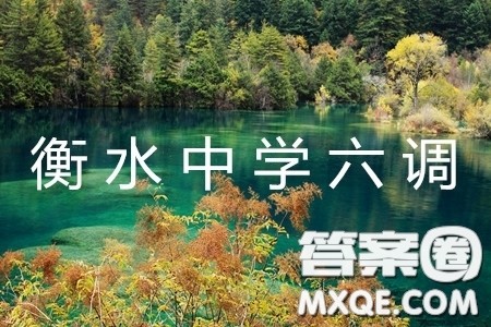河北省衡水中学2019届高三下学期六调考试语文试题及答案 河北省衡水中学2019届高三下学期六调考试语文试题及答案