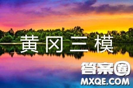2019年黄冈三模文数试题及答案 2019年黄冈三模文数试题及答案