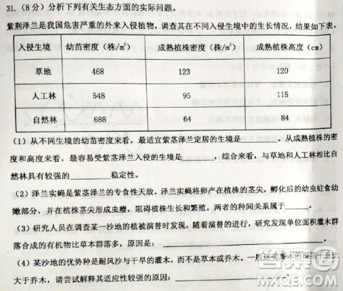 2019年衡水中学高三考前模拟卷文理综试题及参考答案