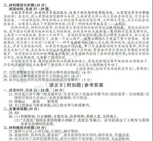 2019年高考江苏卷语文试题及答案 2019年高考江苏卷语文试题及答案