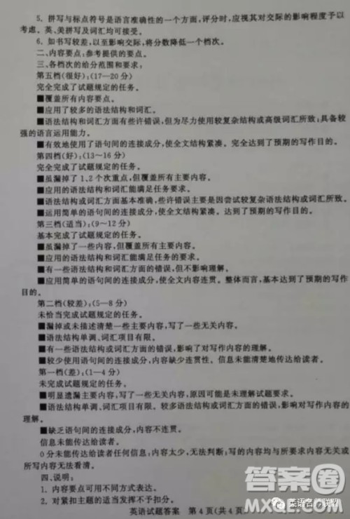 2019年枣庄市初中学业水平考试英语试卷真题及答案 2019年枣庄市初中学业水平考试英语试卷真题及答案