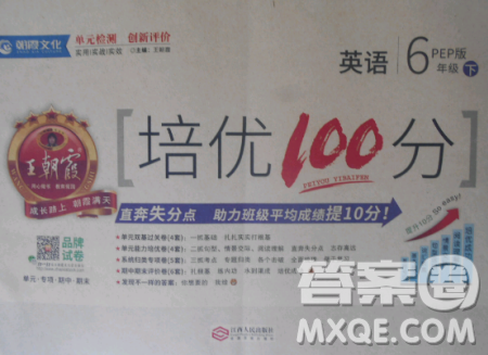 2019年王朝霞培优100分六年级英语下册人教PEP版参考答案