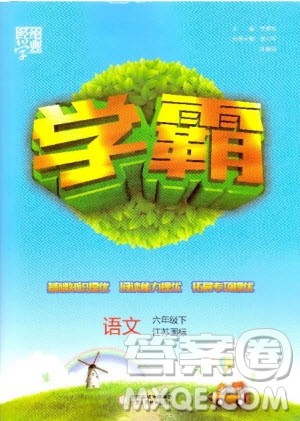 经纶学典2019版学霸小学语文六年级下册江苏国标苏教版参考答案 经纶学典2019版学霸小学语文六年级下册江苏国标苏教版参考答案