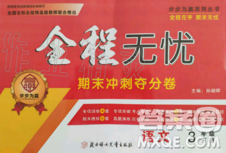 2019年全程无忧期末冲刺夺分卷三年级语文下册人教版参考答案 2019年全程无忧期末冲刺夺分卷三年级语文下册人教版参考答案
