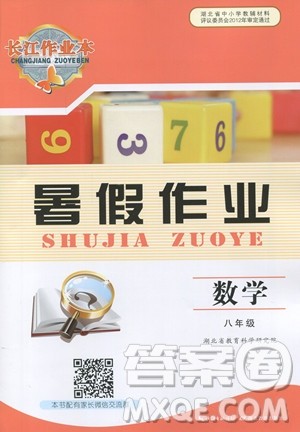 2019年长江作业本暑假作业初中八年级数学人教版参考答案