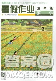 武汉出版社2019秋开心假期暑假作业三年级数学人教版答案