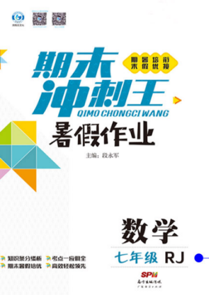2019年人教版鸿鹄志文化期末冲刺王暑假作业七年级数学答案