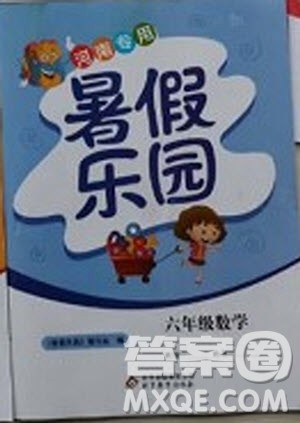 北京教育出版社2019暑假乐园六年级数学人教版河南专用参考答案