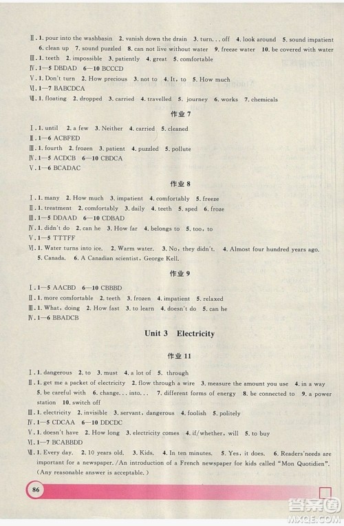 上海大学出版社2019钟书金牌暑假作业导与练八年级英语上海专版答案 上海大学出版社2019钟书金牌暑假作业导与练八年级英语上海专版答案