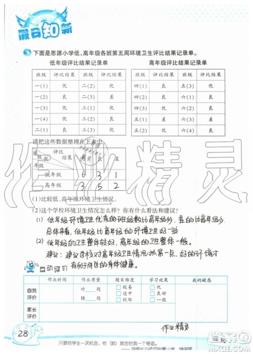 2019年暑假学习与生活假日知新三年级数学学习版参考答案 2019年暑假学习与生活假日知新三年级数学学习版参考答案