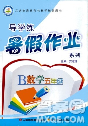 人教版2019年导学练暑假作业B数学五年级参考答案 人教版2019年导学练暑假作业B数学五年级参考答案