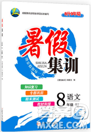 2019年暑假集训八年级语文人教版RJ期末复习暑假作业衔接教材答案