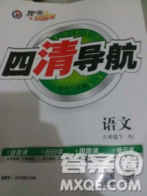 2019年四清导航八年级语文下册人教版参考答案