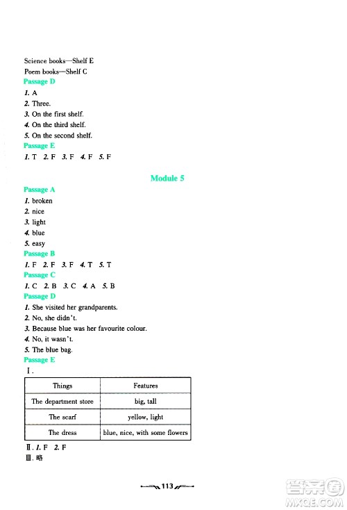 2019年暑假乐园3五年级英语人教版参考答案 2019年暑假乐园3五年级英语人教版参考答案