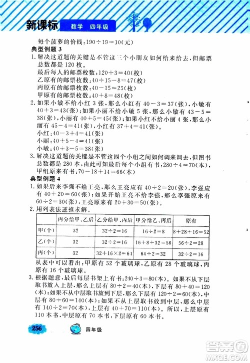 钟书金牌2019年小学奥数举一反三四年级A版参考答案 钟书金牌2019年小学奥数举一反三四年级A版参考答案
