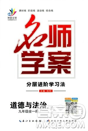 智慧万羽2019年秋名师学案分层进阶学习法道德与法治九年级参考答案