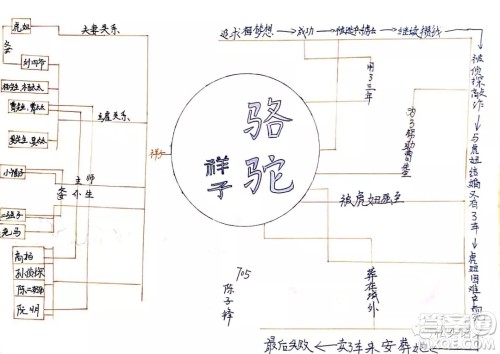 骆驼祥子思维导图高清大全 骆驼祥子思维导图初中内容手绘 骆驼祥子思维导图高清大全 骆驼祥子思维导图初中内容手绘
