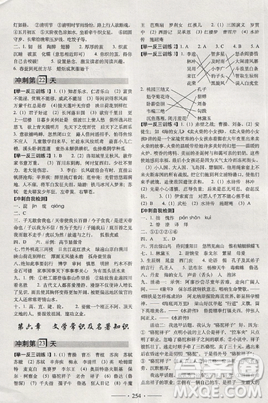 2019全国68所名牌小学小考必备考前冲刺46天语文总复习参考答案 2019全国68所名牌小学小考必备考前冲刺46天语文总复习参考答案