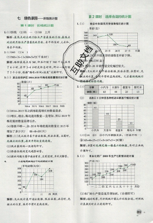 2019年秋小学学霸作业本五年级上册数学青岛版答案 2019年秋小学学霸作业本五年级上册数学青岛版答案