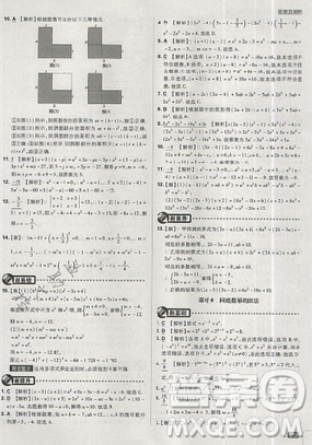 2019年新版初中必刷题八年级上册数学人教版答案