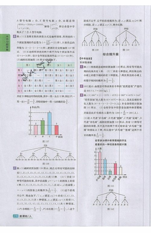 2019年尖子生学案九年级上册数学新课标人教版参考答案 2019年尖子生学案九年级上册数学新课标人教版参考答案