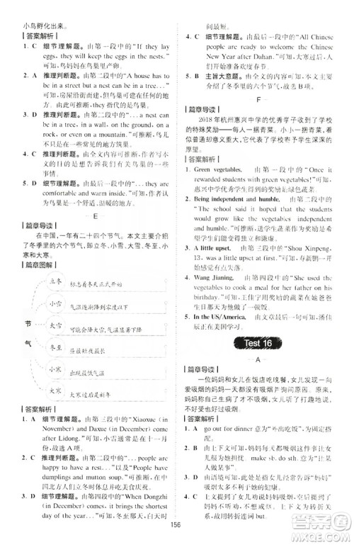 2019星火英语巅峰训练完形填空与阅读理解220篇八年级答案 2019星火英语巅峰训练完形填空与阅读理解220篇八年级答案