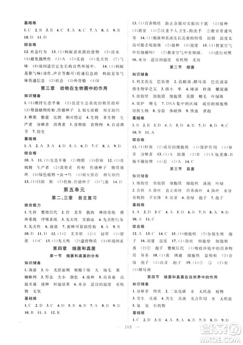 智慧万羽2019名师学案分层进阶学习八年级生物上册答案 智慧万羽2019名师学案分层进阶学习八年级生物上册答案