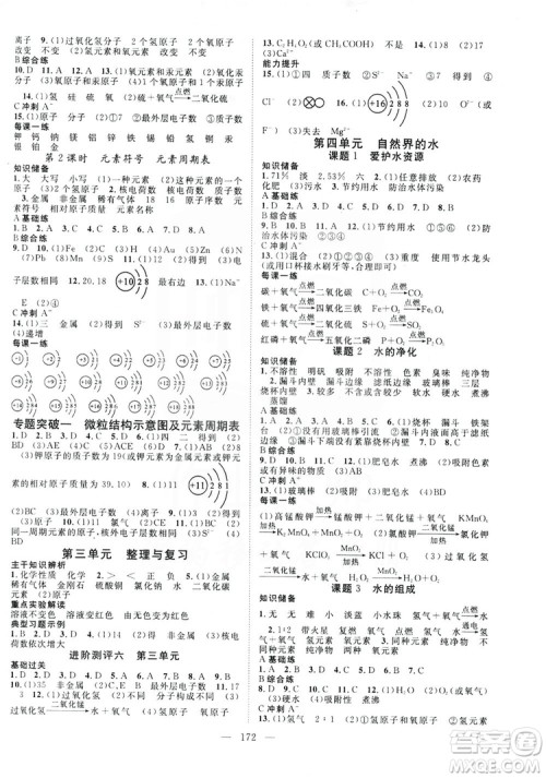 智慧万羽2019名师学案分层进阶学习九年级化学上册答案 智慧万羽2019名师学案分层进阶学习九年级化学上册答案