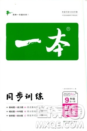 湖南教育出版社2020一本同步训练9年级英语人教版全一册答案