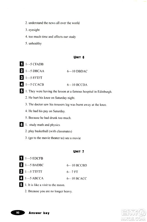 人民教育出版社2019年英语同步阅读八年级上册参考答案 人民教育出版社2019年英语同步阅读八年级上册参考答案