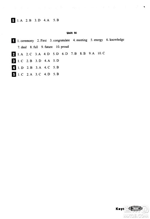 人民教育出版社2019年英语同步阅读九年级全一册参考答案 人民教育出版社2019年英语同步阅读九年级全一册参考答案