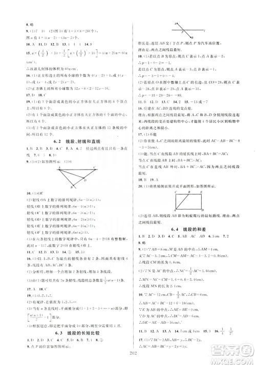 学林驿站2019全优方案夯实与提高7年级数学上册浙教版答案