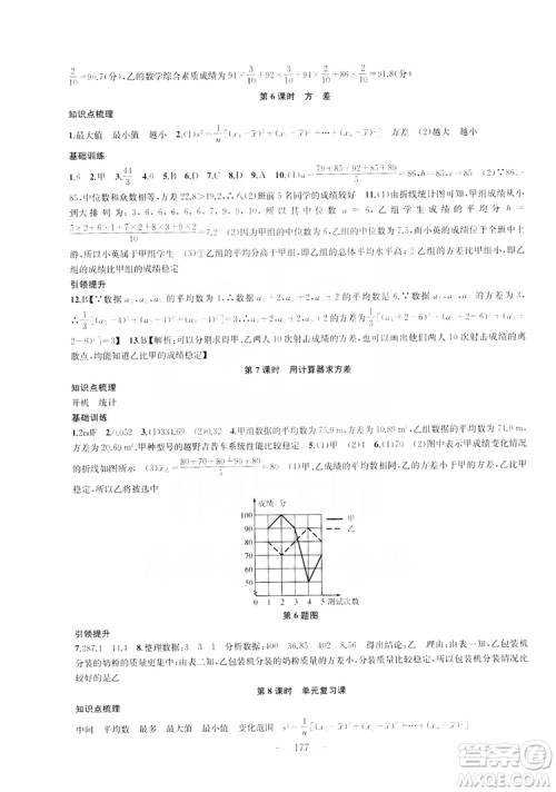 2019金钥匙1+1课时作业+目标检测九年级上册数学国标江苏版答案