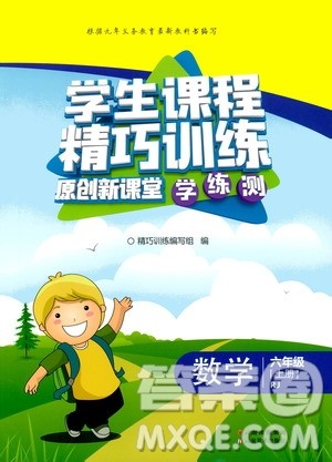 2019年学生课程精巧训练原创新课堂学练测数学六年级上册RJ人教版参考答案