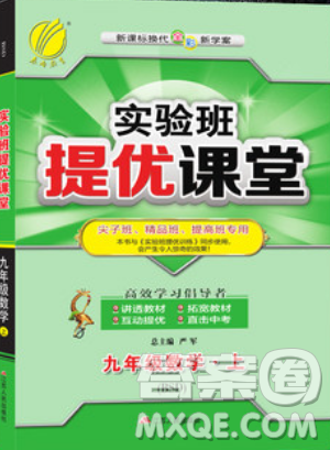 江苏人民出版社2019春雨教育实验班提优课堂数学九年级上册BSD北师大版参考答案