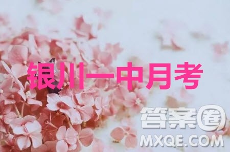 银川一中2020届高三年级第一次月考语文试题及答案 银川一中2020届高三年级第一次月考语文试题及答案