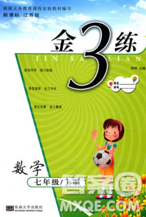 东南大学出版社2019新版金3练数学七年级上册江苏版参考答案