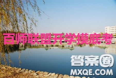 百师联盟2020届全国高三开学摸底大联考山东卷数学试题及答案 百师联盟2020届全国高三开学摸底大联考山东卷数学试题及答案