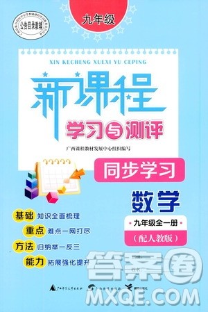 2019新课程学习与测评同步学习数学九年级全一册人教版答案