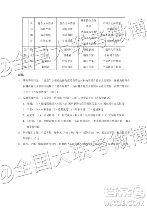 2020届昆明一中月考一语文试题及参考答案
