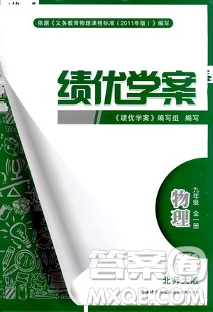 北师大版2019年绩优学案物理九年级全一册参考答案