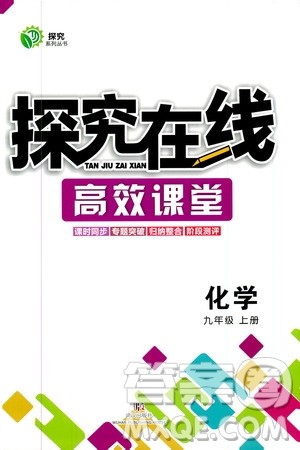 武汉出版社2019探究在线高效课堂9年级化学上册人教版答案