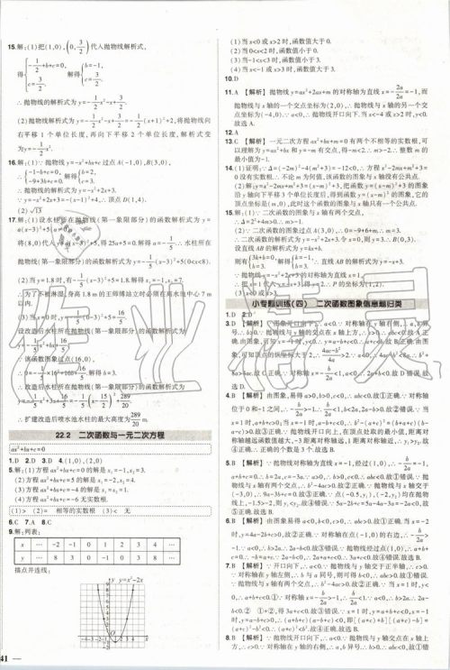 2019年状元成才路创优作业数学九年级上册人教版参考答案 2019年状元成才路创优作业数学九年级上册人教版参考答案