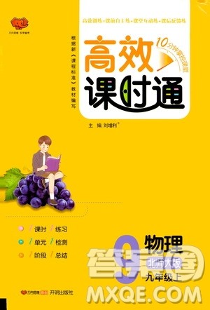 万向思维2019高效课时通九年级物理上册北师大版答案