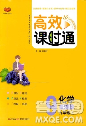 万向思维2019高效课时通九年级化学上册人教版答案