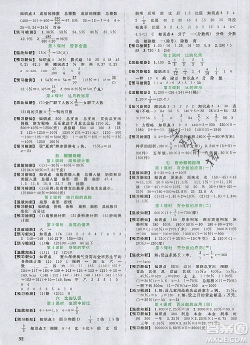 2019年阳光同学课时优化作业六年级数学上册北师大版深圳参考答案 2019年阳光同学课时优化作业六年级数学上册北师大版深圳参考答案